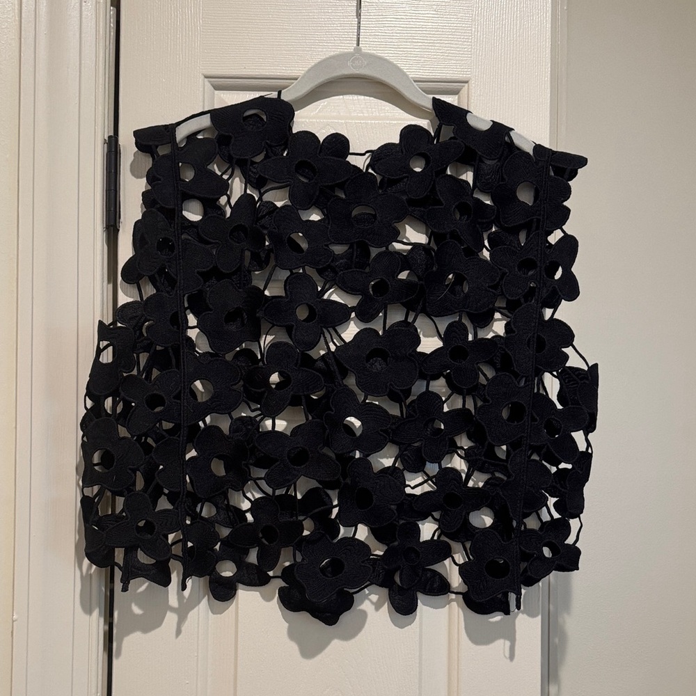 Anthro gorgeous black blouse